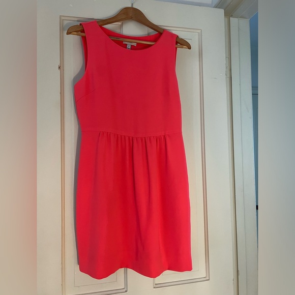 Jcrew neon coral minidress - Picture 2 of 4